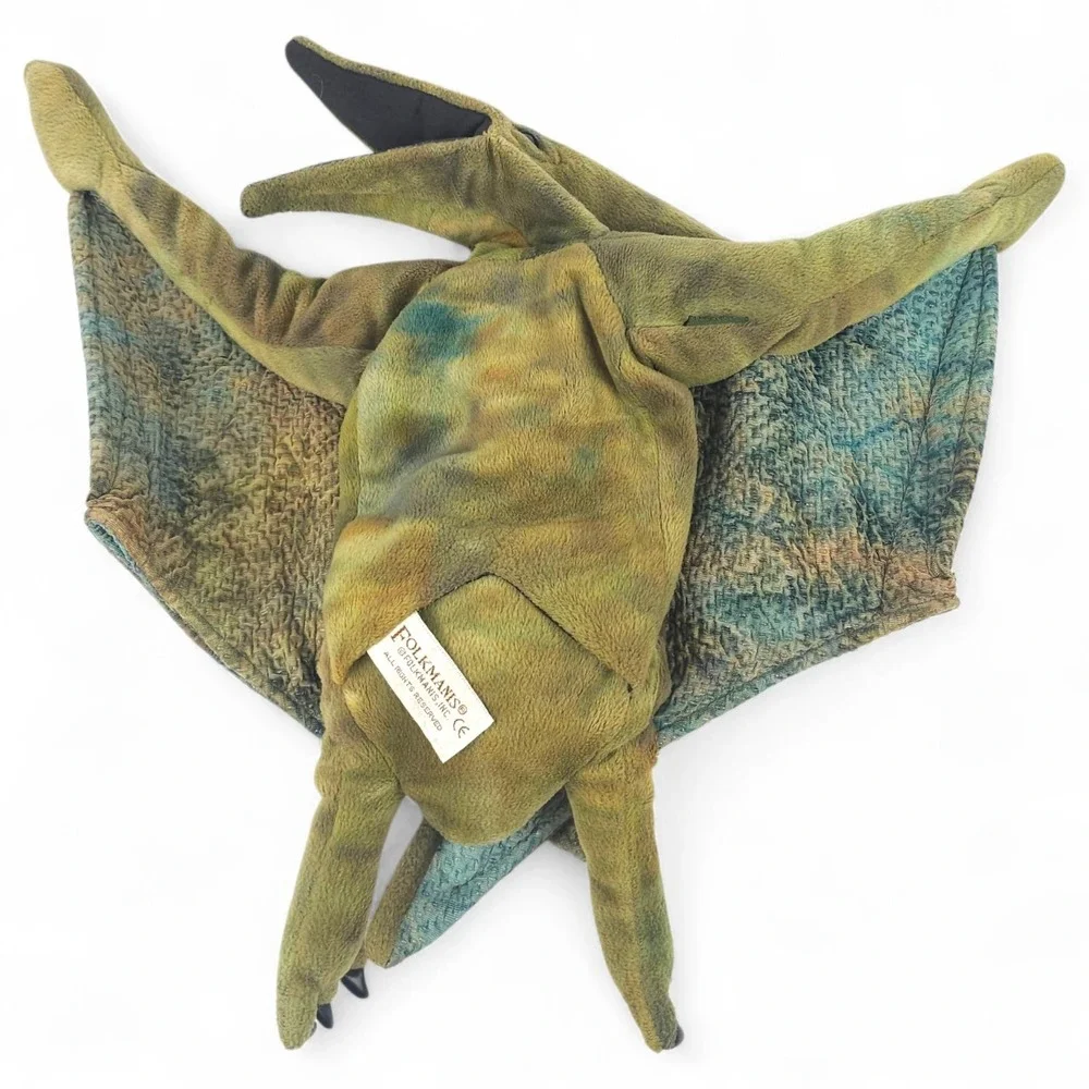 Folkmanis Flying Pteranodon Pterodactyl Dinosaur Plush Hand Puppet Vintage
